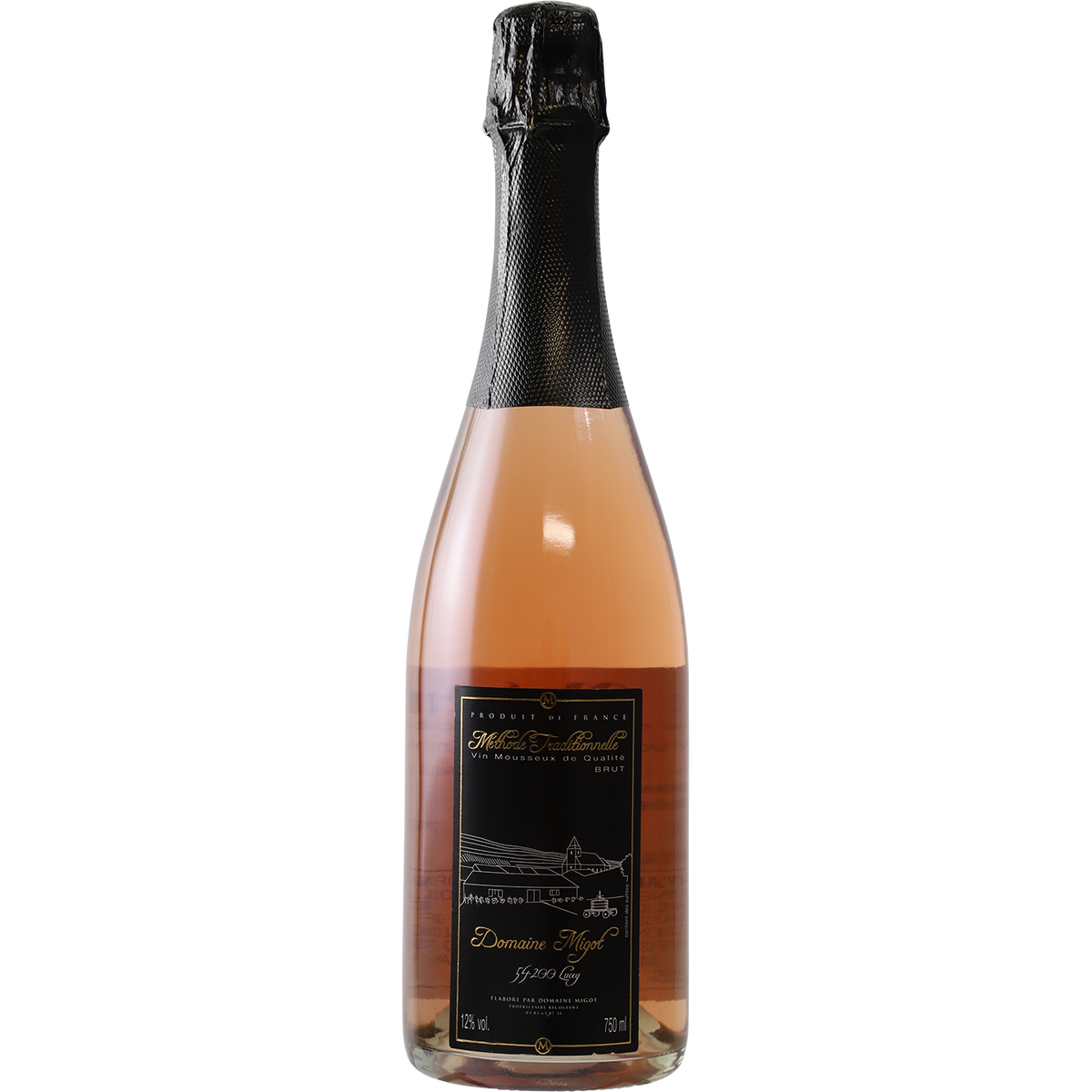 Domaine Migot 'Methode Traditionnelle' Brut Rose Lorraine NV