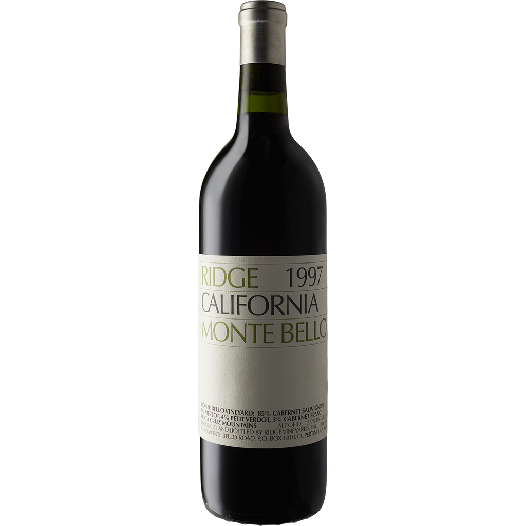Ridge 'Monte Bello' Santa Cruz Mountains 1997-Wine-Verve Wine