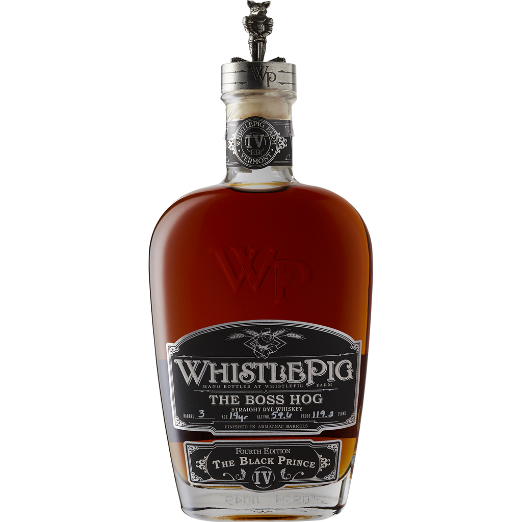 WhistlePig 'The Boss Hog - The Black Prince' Straight Rye Whiskey-Spirit-Verve Wine
