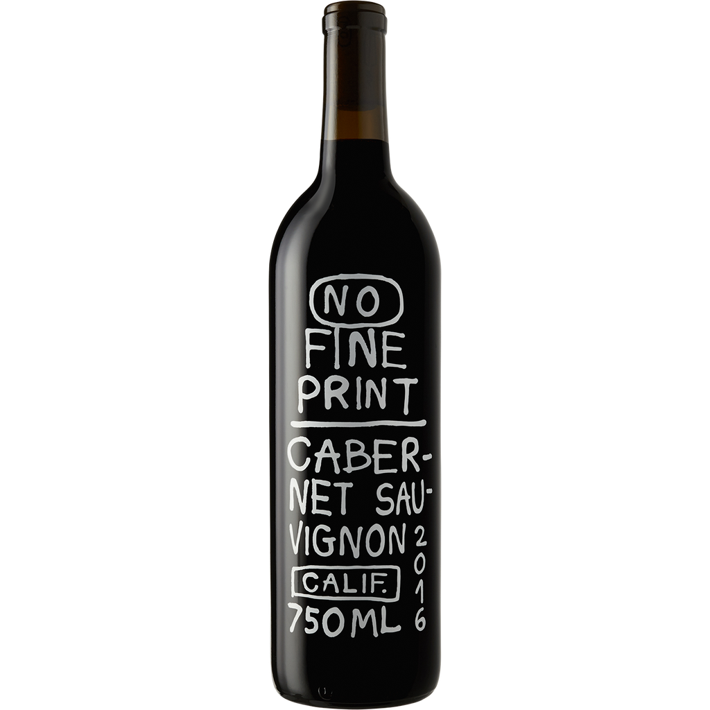 No Fine Print Cabernet Sauvignon California 2016-Wine-Verve Wine