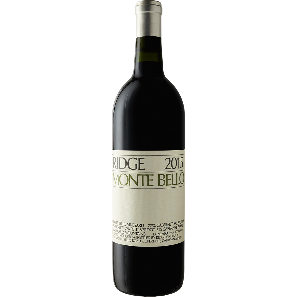 Ridge Cabernet Sauvignon 'Monte Bello' Santa Cruz Mountains 2015-Wine-Verve Wine