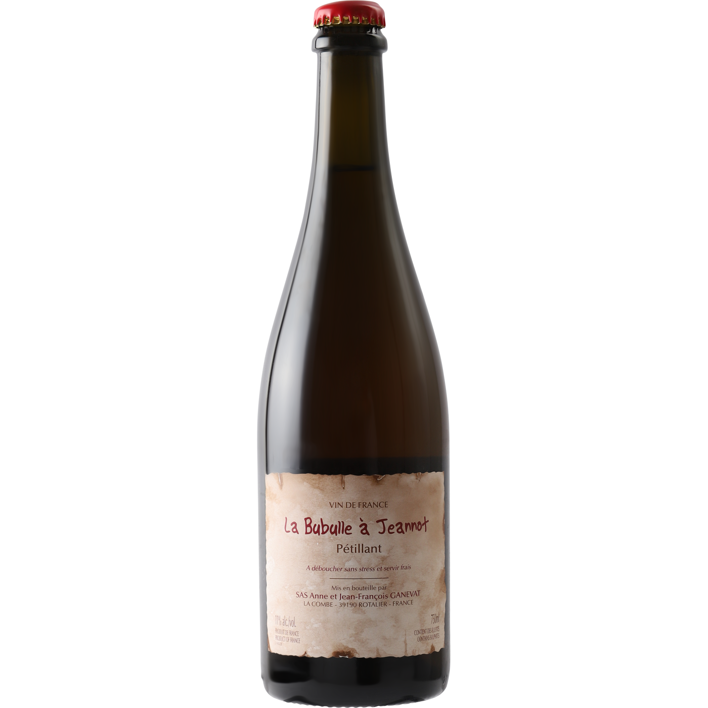 Anne & Jean-Francois Ganevat VdF Petillant 'La Bubulle a Jeannot