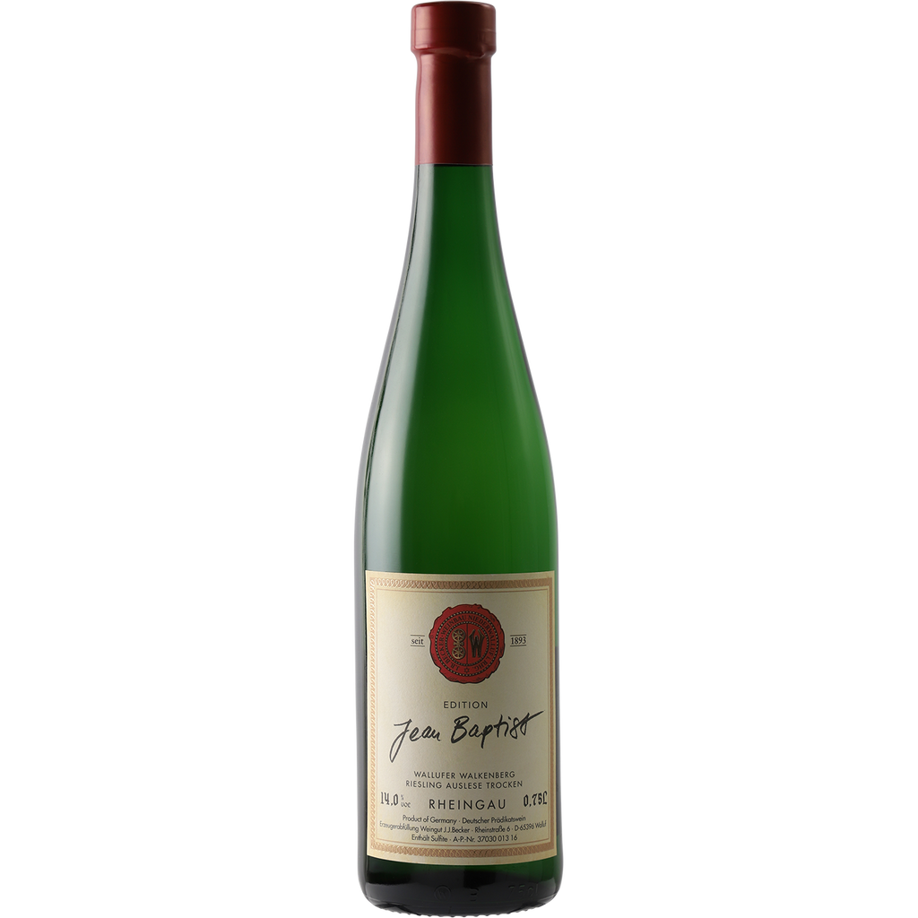 JB Becker Riesling 'Wallufer Walkenberg - Jean-Baptist Edition' Auslese Trocken Rheingau 2015-Wine-Verve Wine