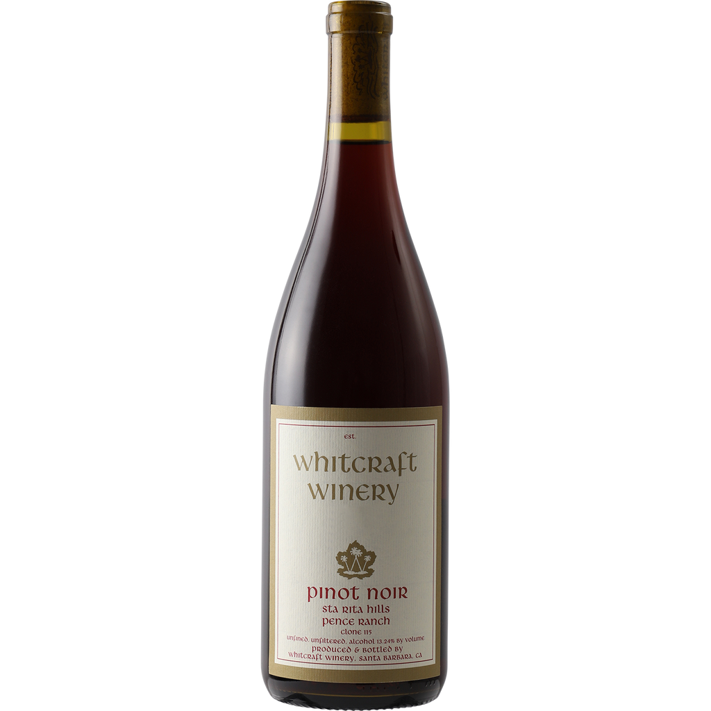 Whitcraft Winery Pinot Noir 'Pence Ranch - Clone 115' Santa Barbara County 2017-Wine-Verve Wine