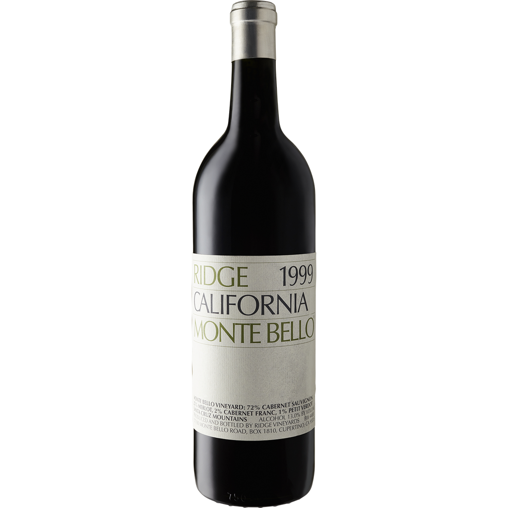 Ridge 'Monte Bello' Santa Cruz Mountains 1999-Wine-Verve Wine