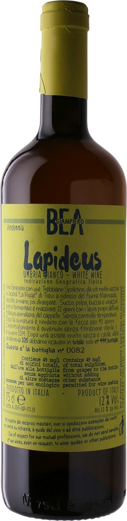 Paolo Bea Umbria Bianco 'Lapideus' 2019-Wine-Verve Wine