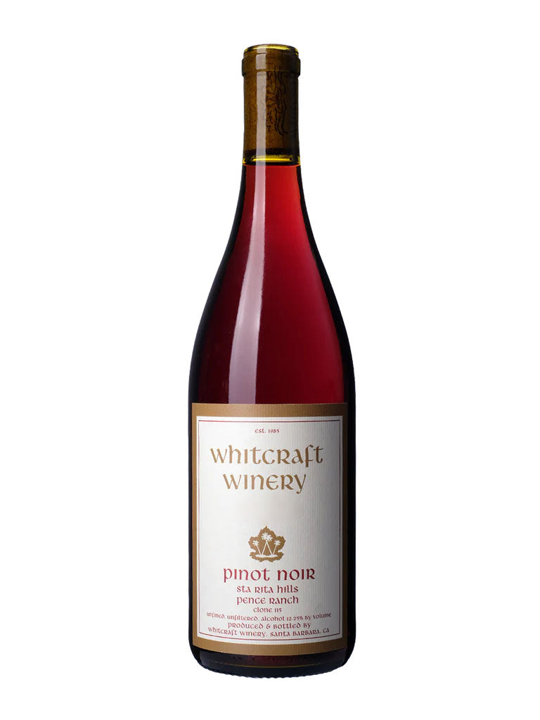 Whitcraft Winery Pinot Noir 'Pence Ranch - Pommard Clone' Sta. Rita Hills 2021-Wine-Verve Wine